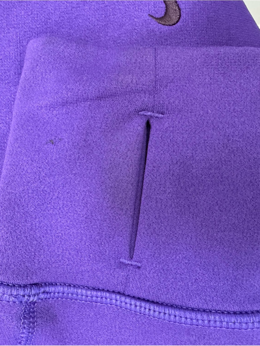 Nike Purple Zip-Up Hoodie with Hood Athletic Comfort Athleisure Cozy Versatile - Picture 5 of 9